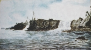 Falls of the Rideau River, at the Ottawa River, 1826, Thomas Burrowes, Archives publiques de l’Ontario, C 1-0-0-0-1