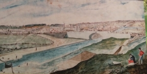 Lower Bytown from Barrack Hill 1845